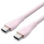Vention Cable USB 2.0 Tipo-C a Tipo-C TAWPF 1m Rosa 100W